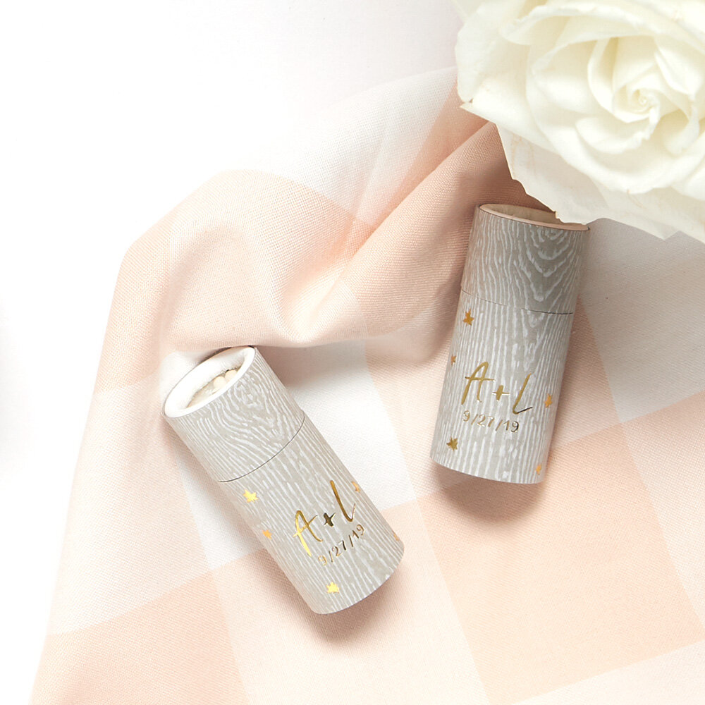 woodgrain patterned barrel matches for your rustic fall wedding