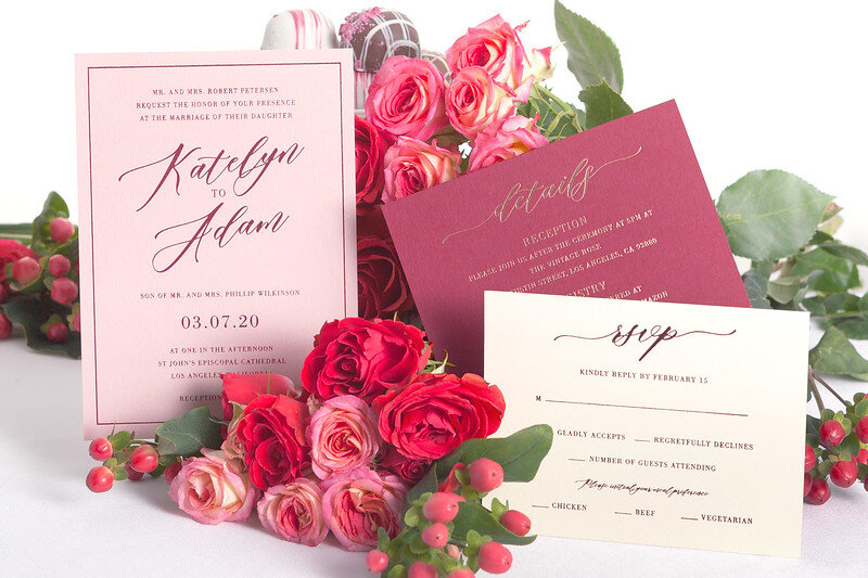 Romantic 2020 Spring Wedding Invitations from For Your Party