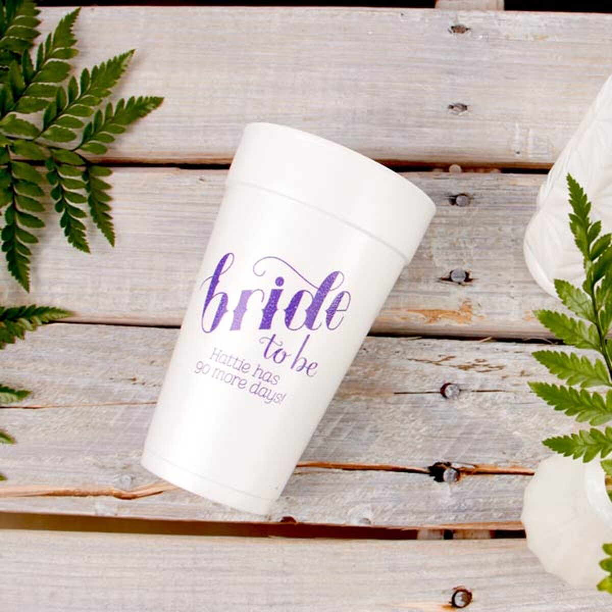 custom foam 20 ounce cup