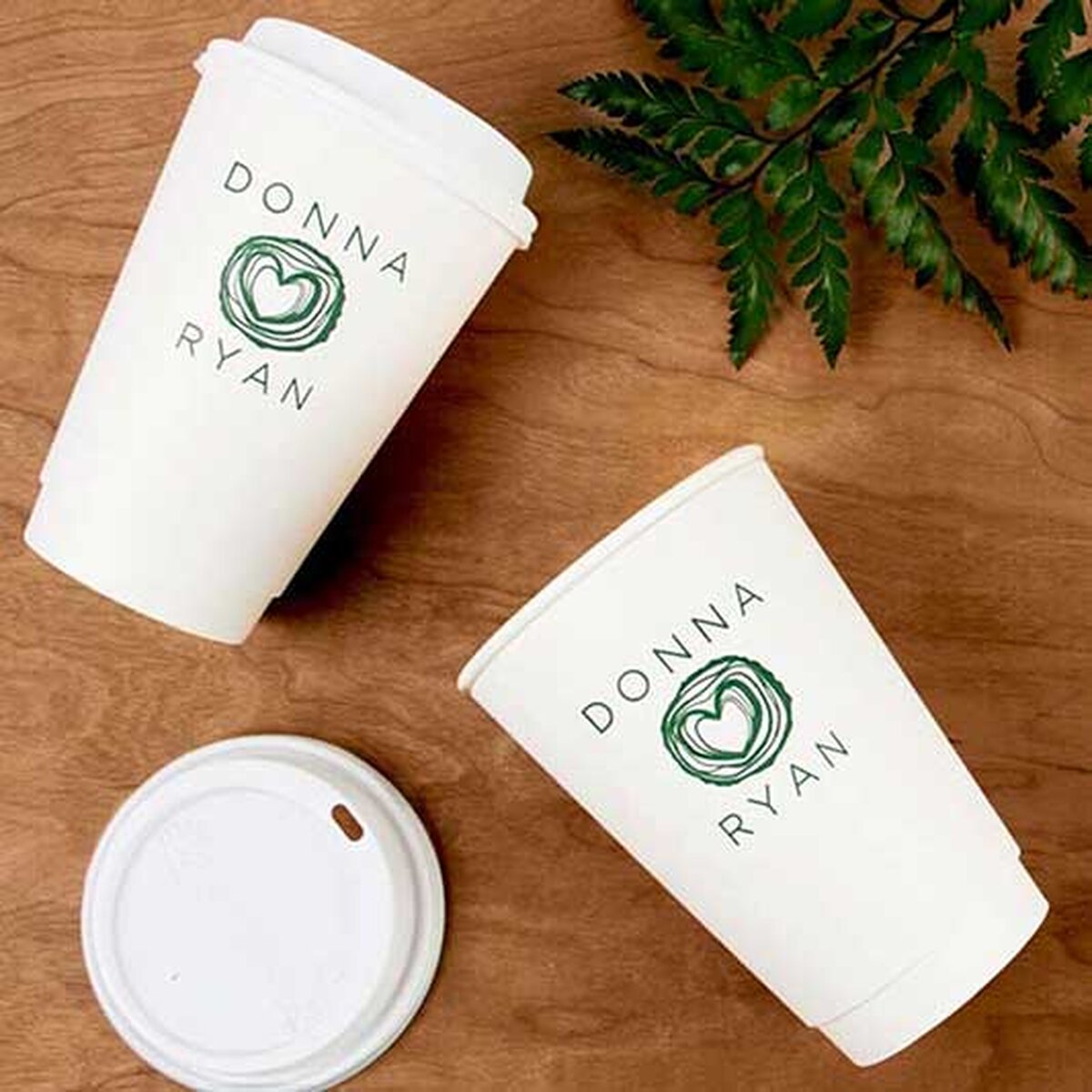 large custom coffee cups