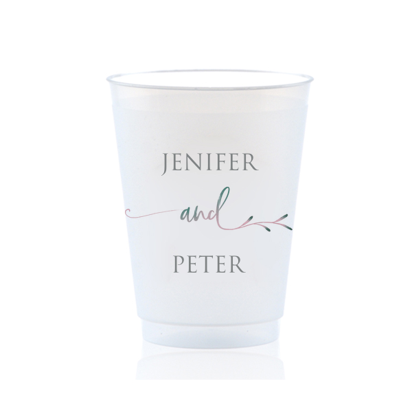 Stacked and Swirled Custom Cup
