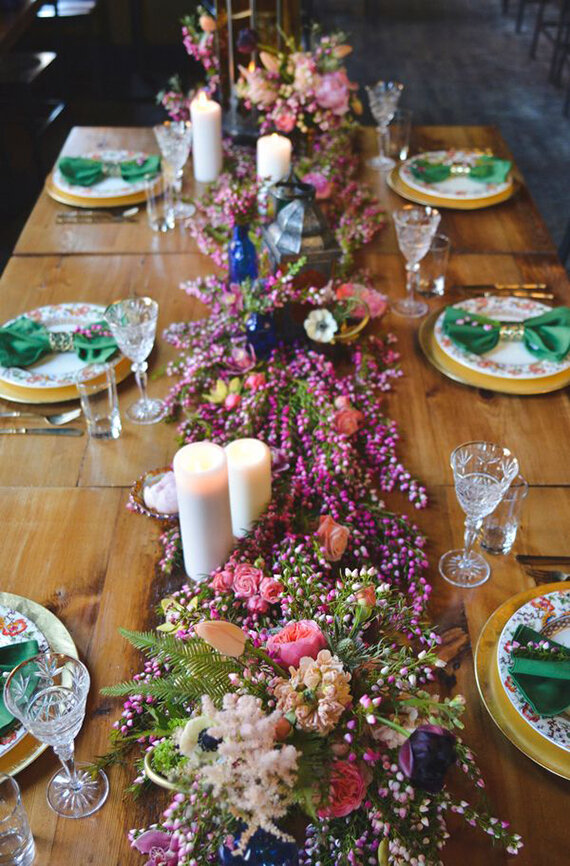 Wildflower Color Palette Woodland Wedding