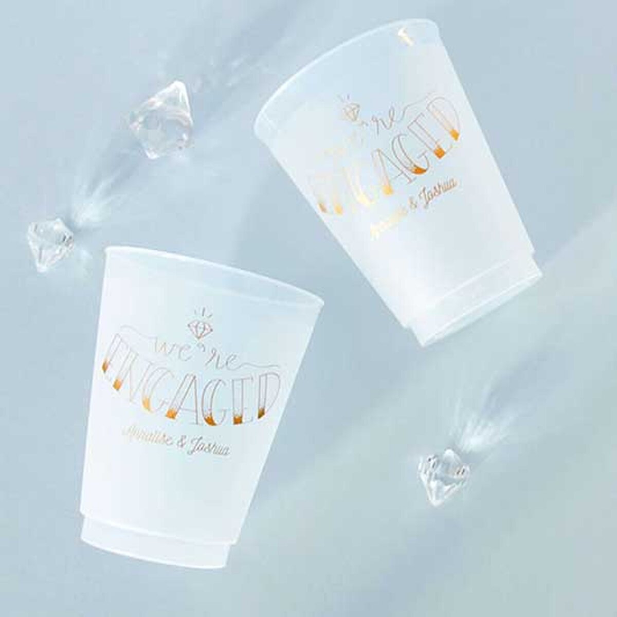 custom 16 oz. frost flex party cup