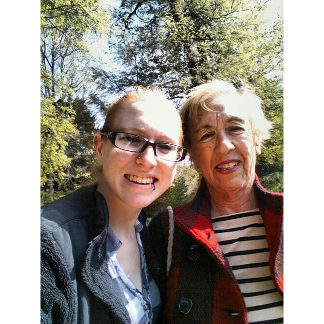 family vacation with grandmother and granddaughter