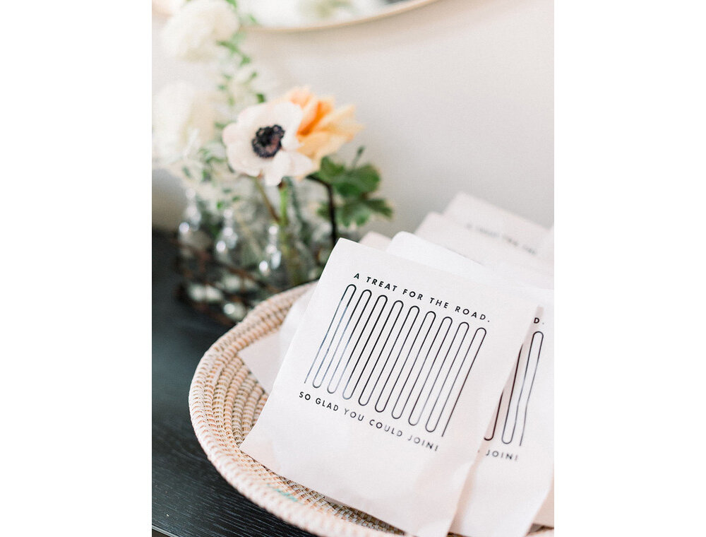 personalized party favor bags for custom cookies