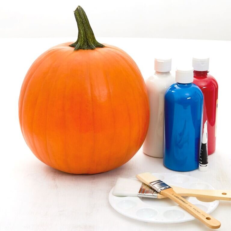 pastel pumpkin DIY supplies