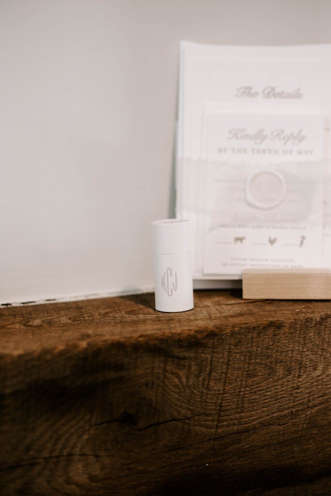 Prep of Boston barrel matches wedding favors
