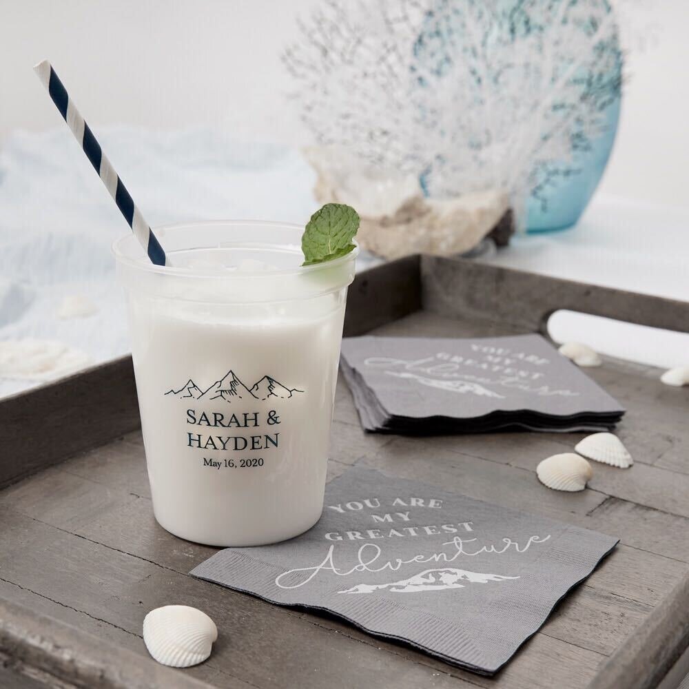 Custom Designed Stadium Cups are a Great Option for Your Wedding Reception