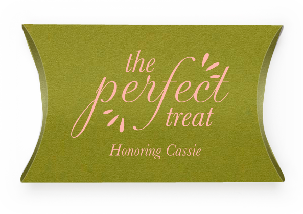 custom designed pillow party favor box