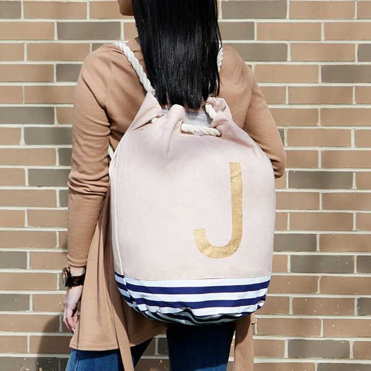Initial Tote Bag