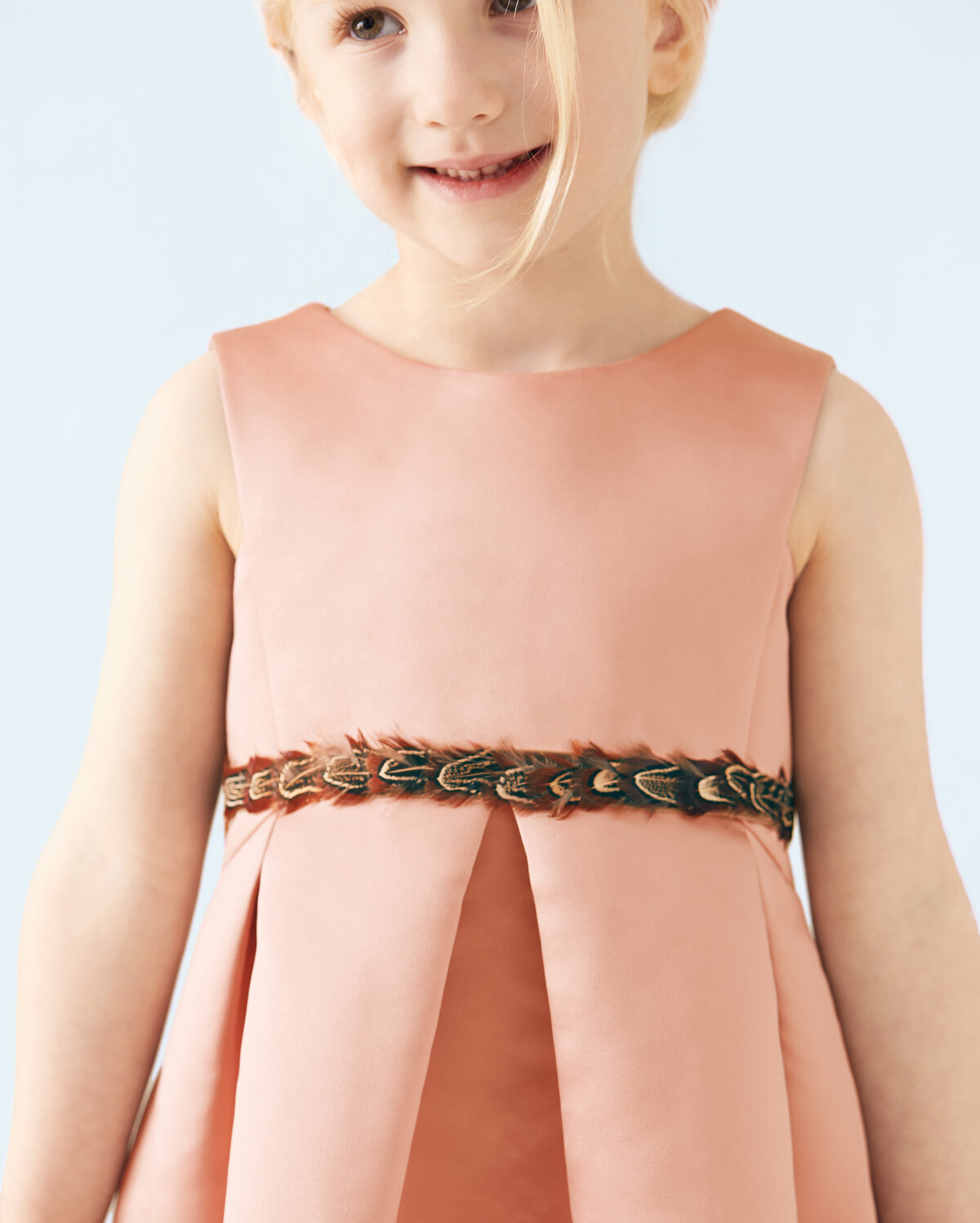 Feather Sash for Your Flower Girl's Dress at Your Spring Wedding