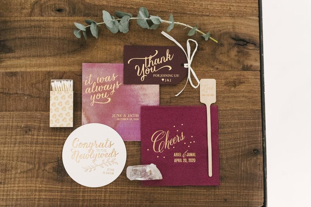 personalized wedding product venue report