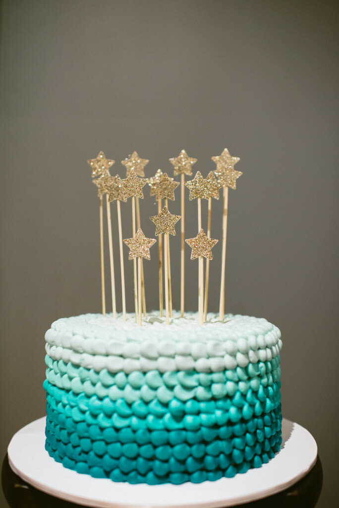 baby shower star themed cake