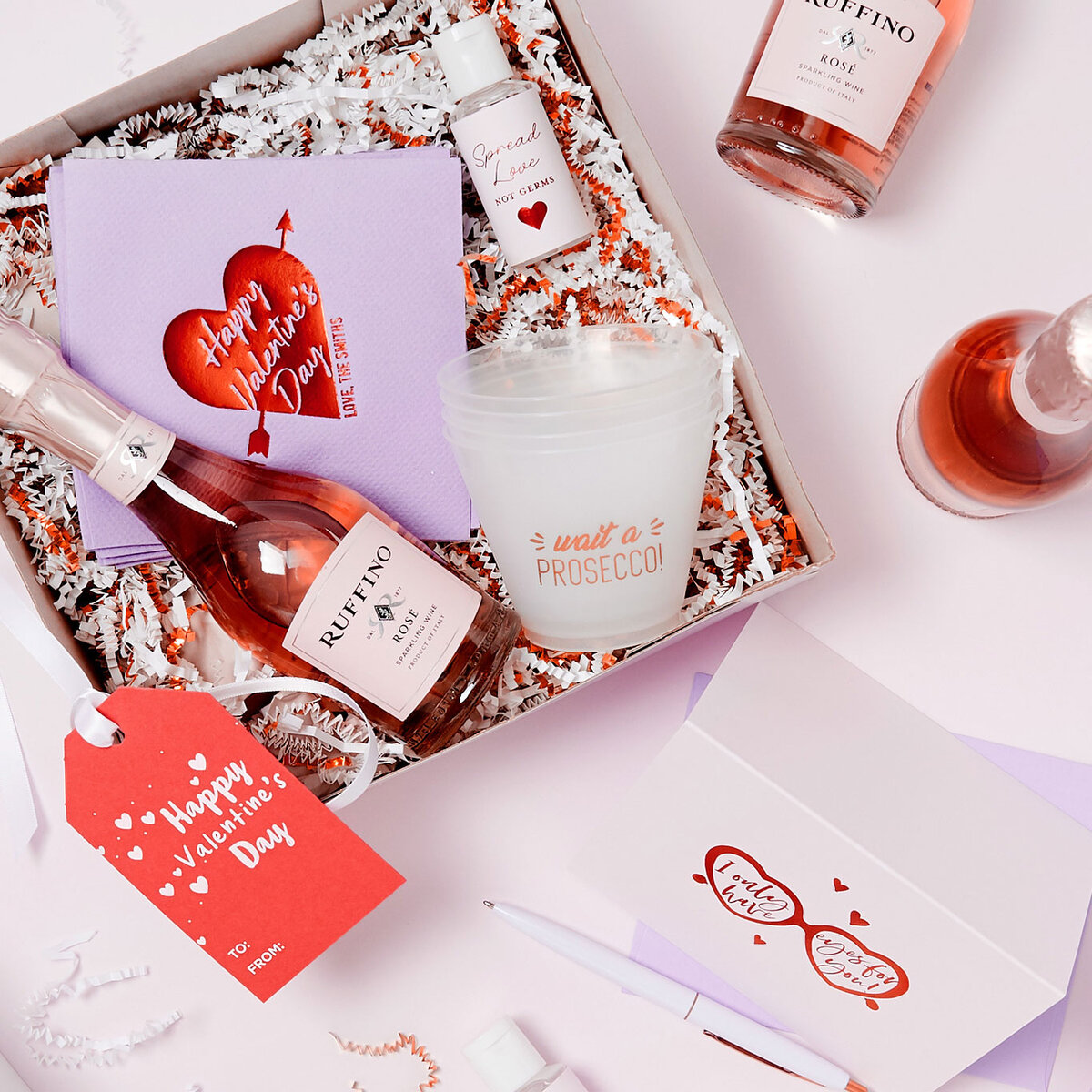 Galentine's Day decor and Galentine's Day party favors
