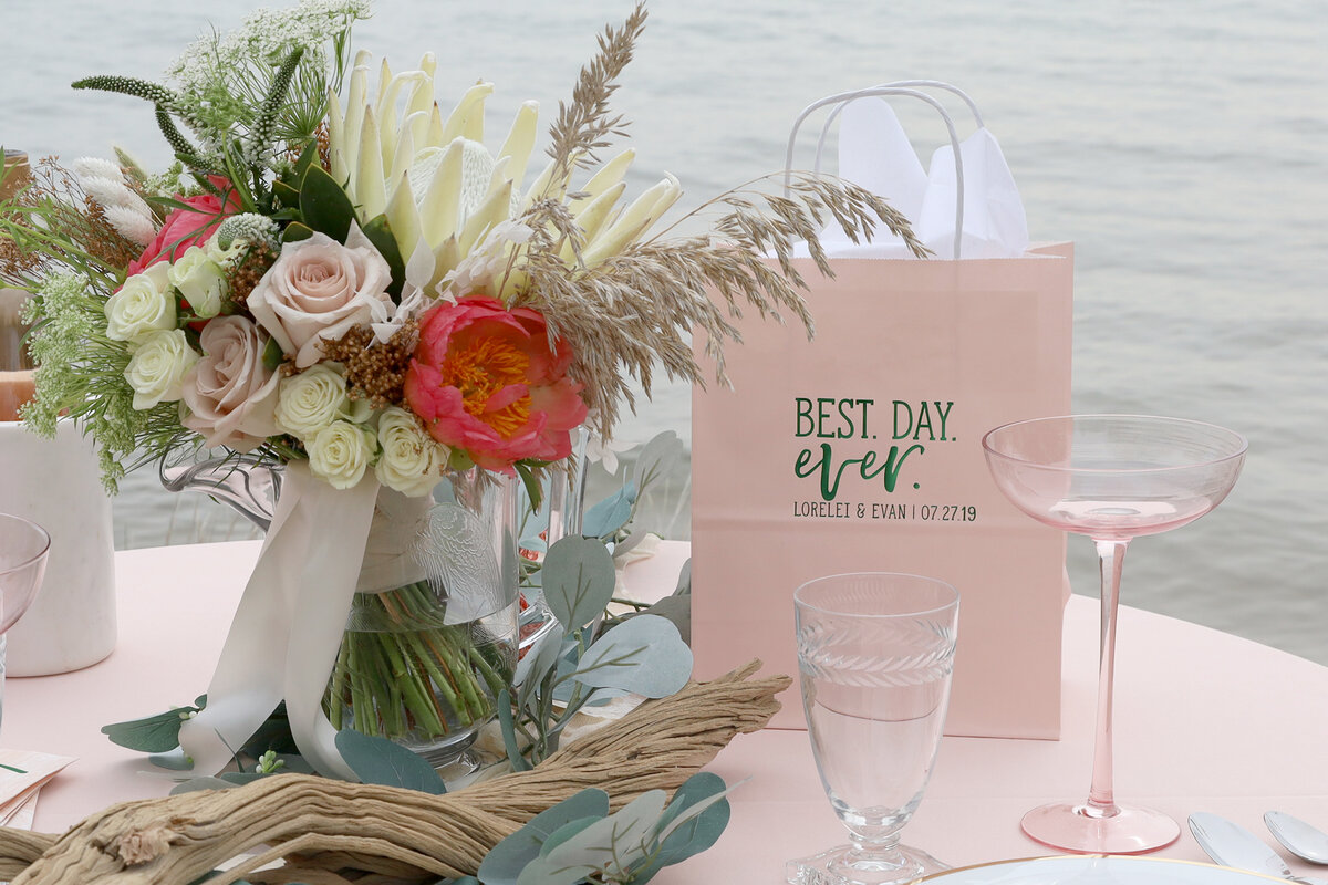 personalized wedding welcome bag