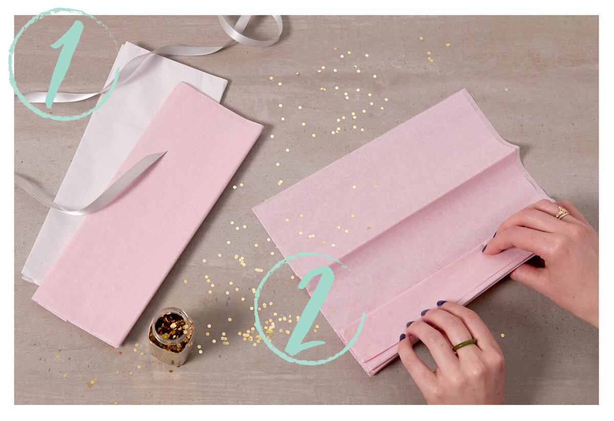 diy tissue pom poms