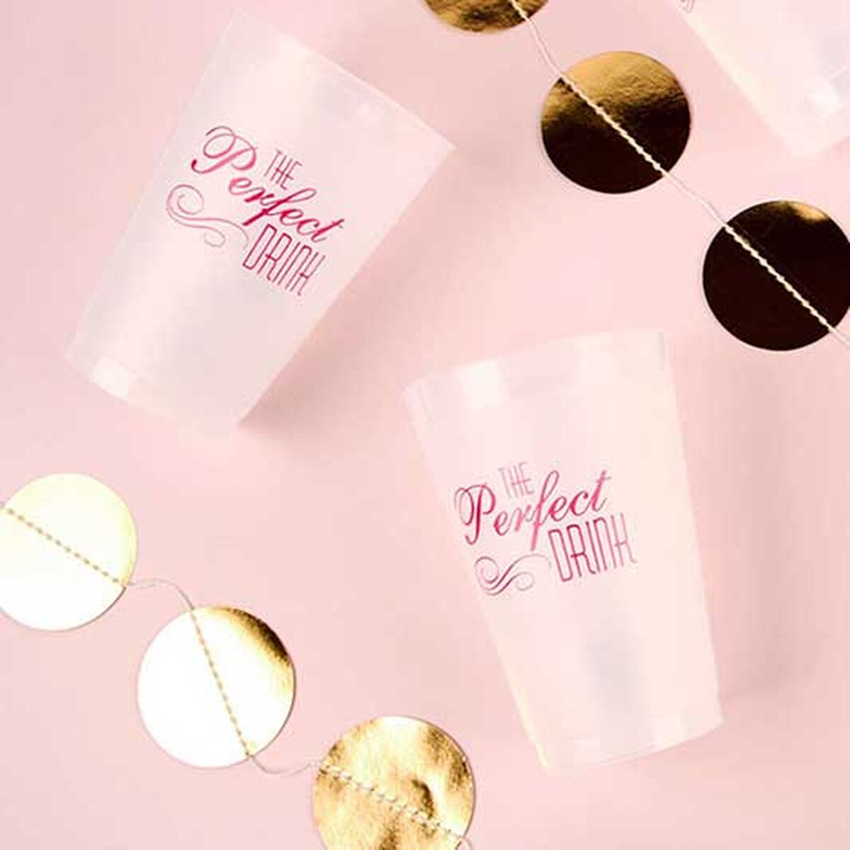 custom 14 oz frost flex party cup