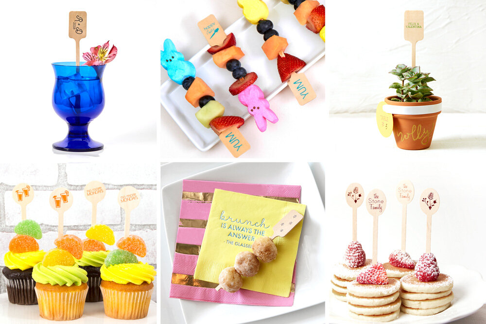 creative ways to use drink stirrers for parties and cute party food