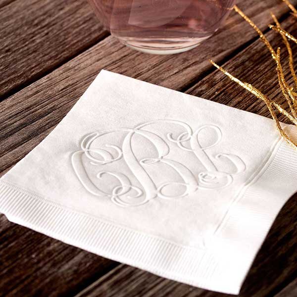 embossed napkin