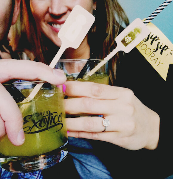 Custom Cocktail Stirrers and Custom Straw Flags