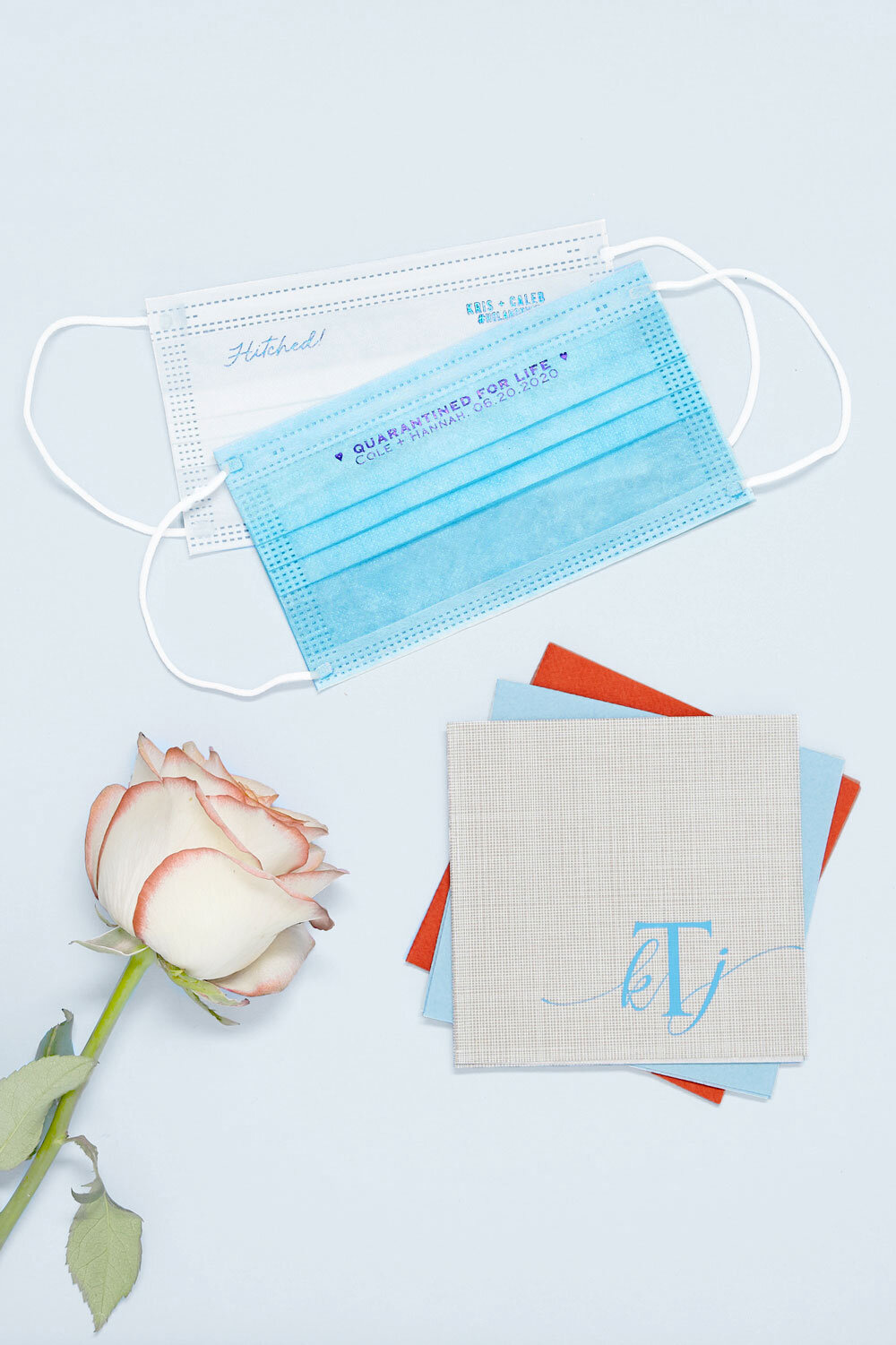 Fall 2020 Wedding Trend: Personalized Wedding Face Masks