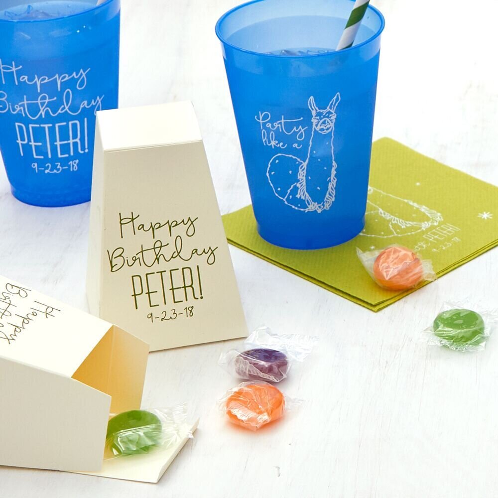 personalized kid birthday party favor boxes