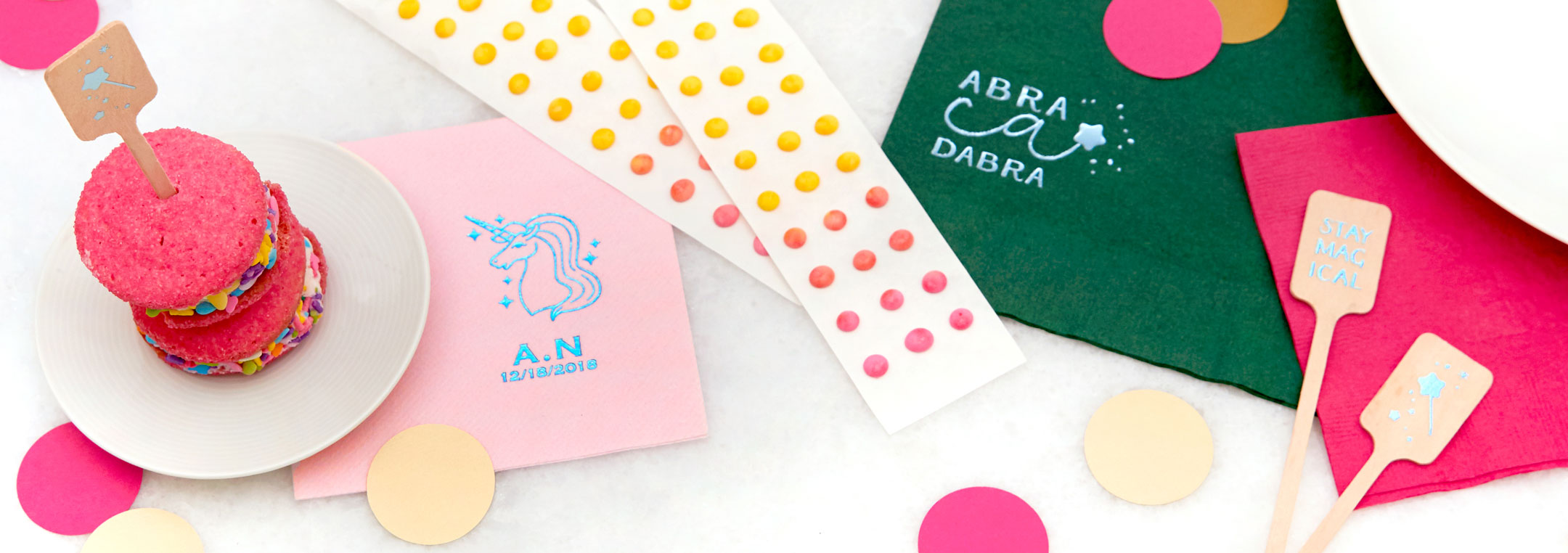 Unicorn Themed Party supplies