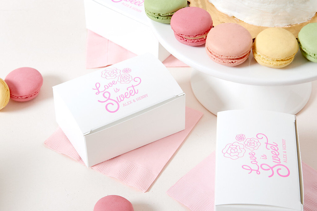 Personalized Cake Boxes are a Great Option for Drive By Party Favors