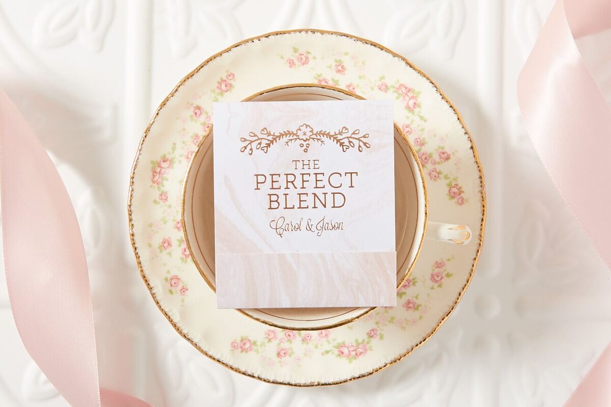 personalized bachelorette party tea favor