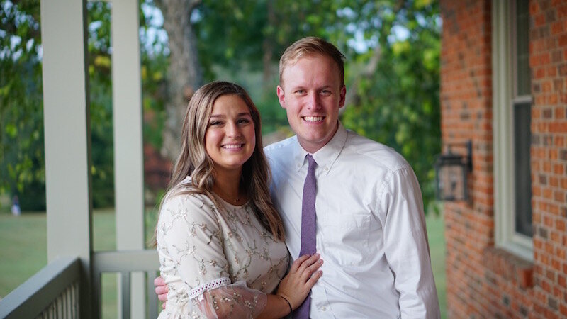Happy Couple at their Nashville Rehearsal Dinner