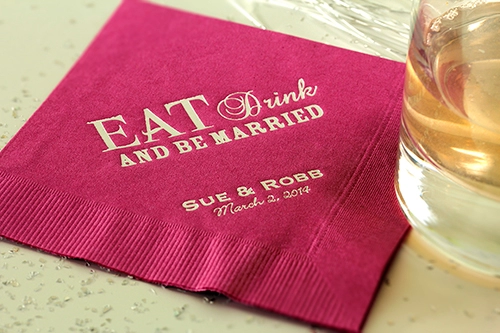 Personalized Cocktail Napkin