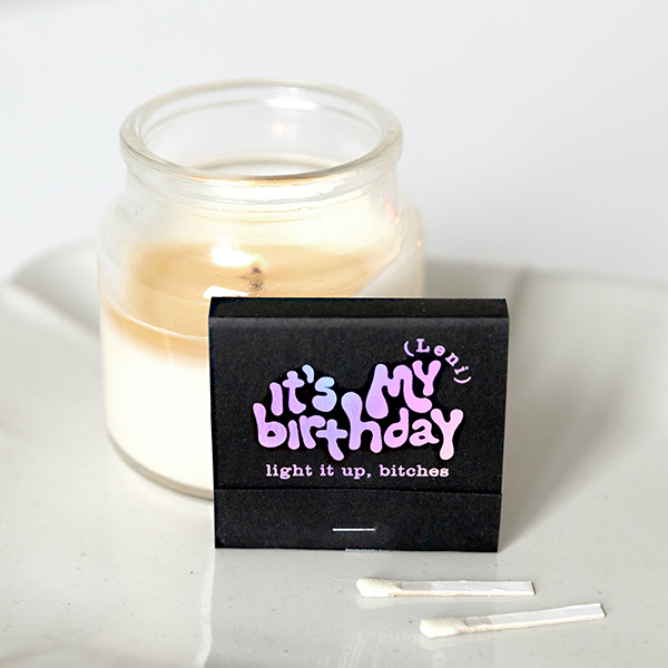  Groovy It's My Birthday 30 Strike Matches