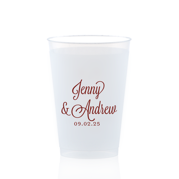 Formal Names Swirly Script Cup