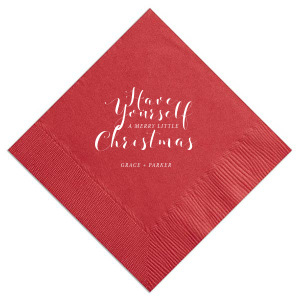 Have Yourself A Merry Little Christmas Napkin