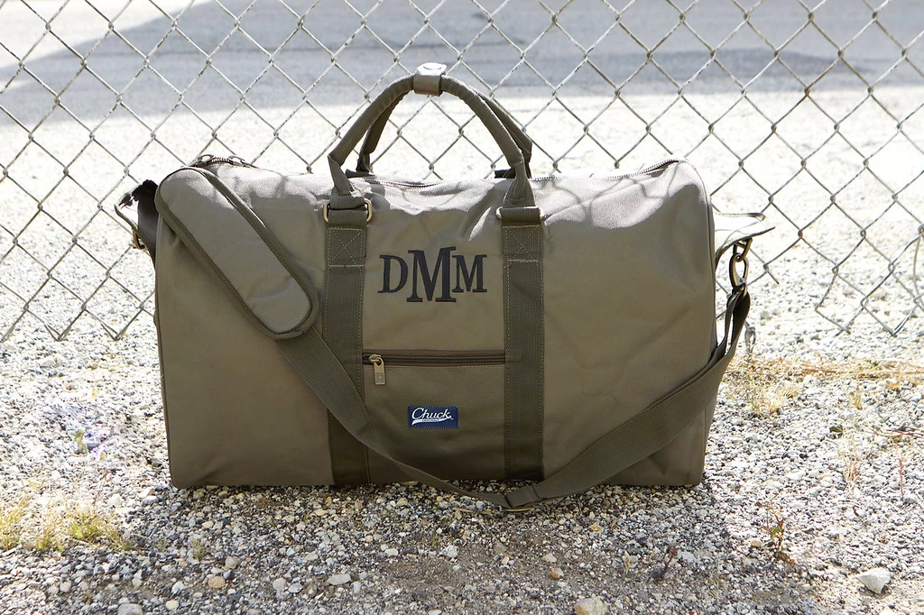 Personalize an Embroidered Duffel Bag for Dad on Father's Day This Year