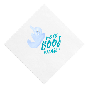 Our beautiful custom White Borderless Custom Photo + Foil Cocktail Napkin with Satin French Blue Foil can be personalized to match your party's exact theme and tempo.