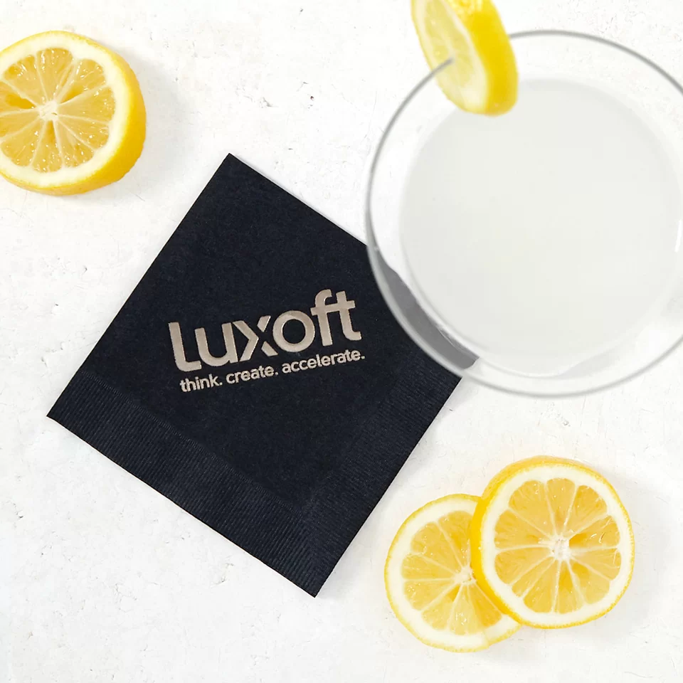 custom corporate napkin