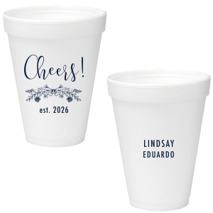 Our Cheers Garland Cup is good for use in Wedding, Floral themed parties and will add that special attention to detail that cannot be overlooked.