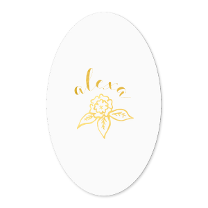 Our personalized White Small Round Label with Shiny 18 Kt Gold Label Print Colors has a Marigold Accent graphic and is good for use in Accents, Floral themed parties and will look fabulous with your unique touch. Your guests will agree!