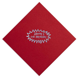 Bring comic book energy to the party with the POW Frame Birthday Napkin. This dynamic design features the iconic "POW" frame, perfect for showcasing a child's name and birthday age. It's a fun and energetic way to add a punch of excitement to any celebration!