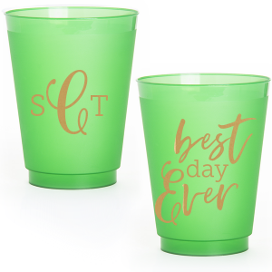 Best Day Ever Monogram Frost Flex Cup