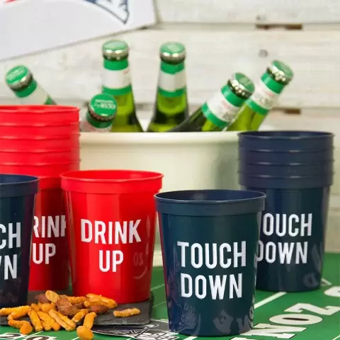 Personalized Cups for your Super Bowl Football Party