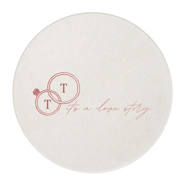 It's A Love Story Coaster