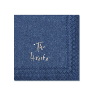 The ever-popular Slate Cocktail Napkin with Matte White Foil are a must-have for your next event—whatever the celebration!