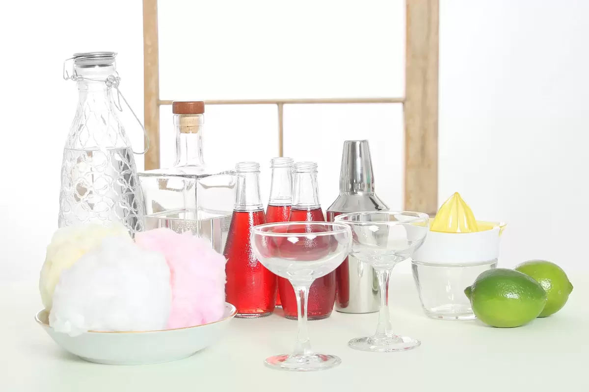 what you need to make a cotton candy cosmopolitan