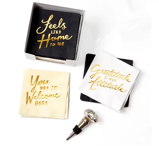 designer curated Inspirational wine gift set