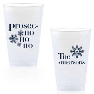 The Prosec-Ho Ho Ho Cup is great for use in Christmas themed parties and is sure to make your guests swoon. Personalize your party's theme today!