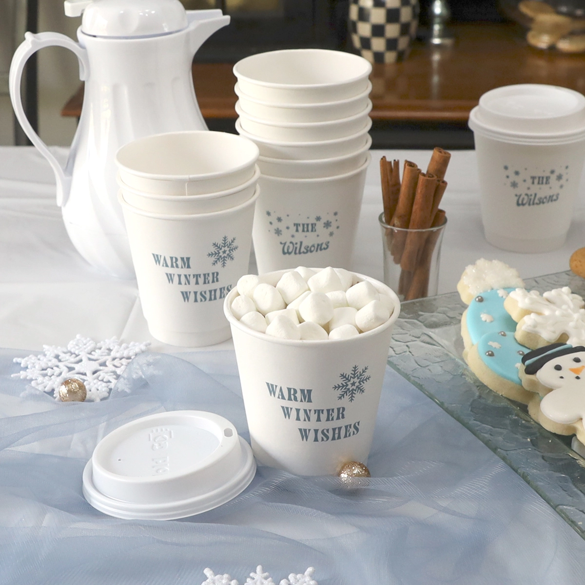 shop the frosty affair party theme