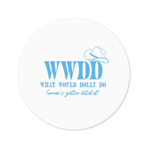 Now you have a chance to add this special detail to your party and make it even more unique. This awesome-looking Cowgirl Bachelorette What Would Dolly Do Label will bring amazing vibe and leave unforgettable moments, we guarantee! 