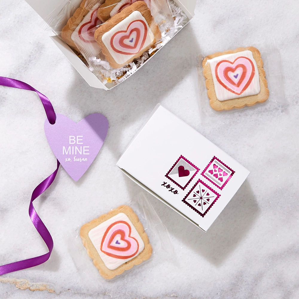 give Valentine's Day treats in custom cake boxes this year with For Your Party